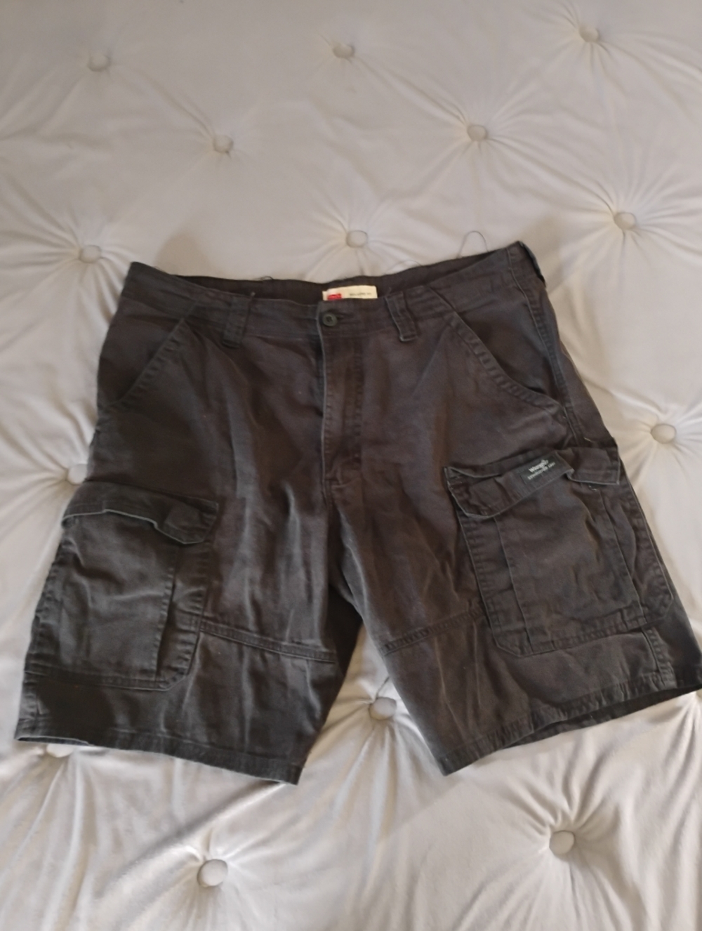 Wrangler Men's Cargo Shorts - Charcoal Black